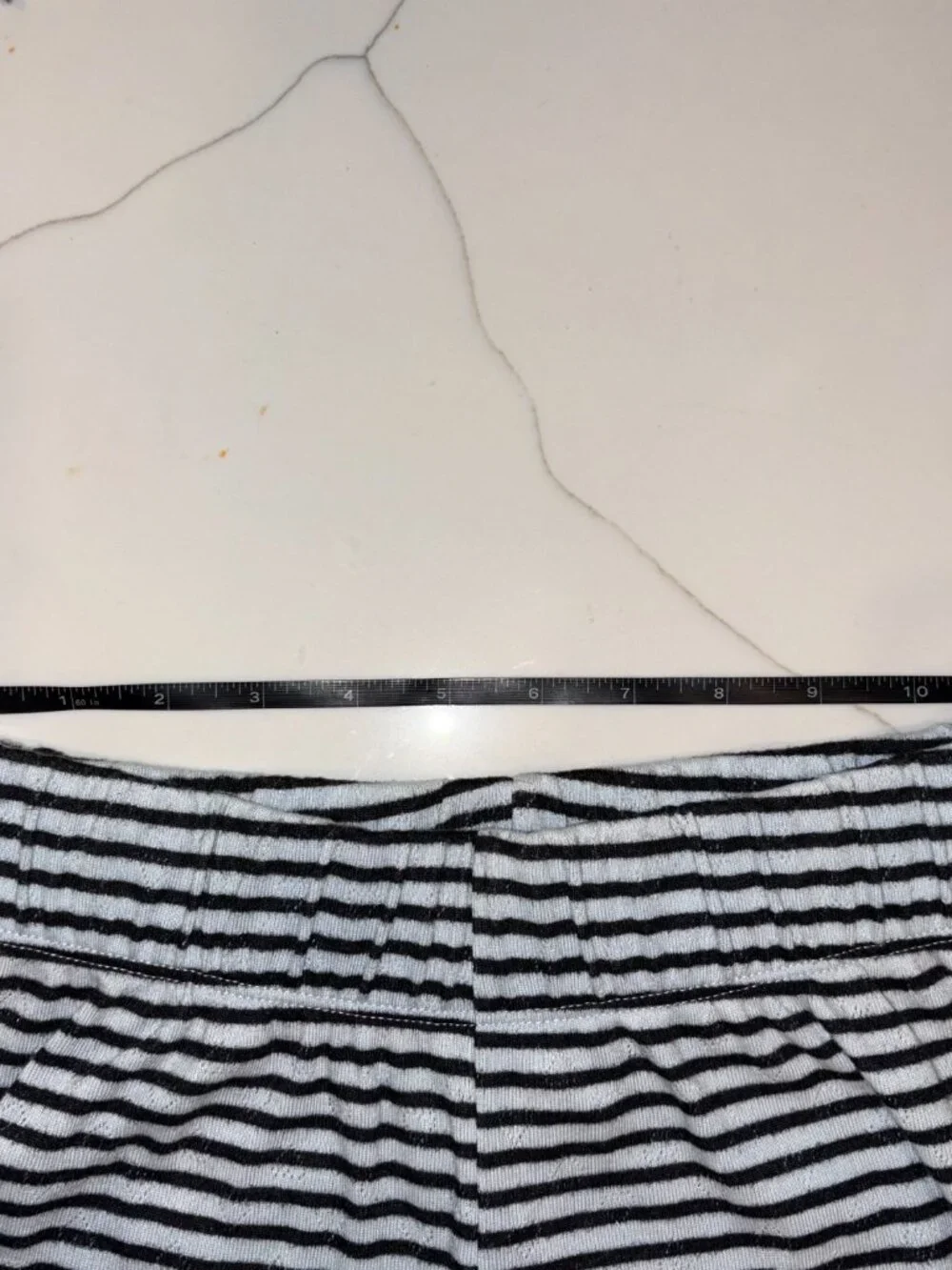 (L) Art Class Girls' Jacquard Striped Tank Top & Pants Pajama Set - Black/White